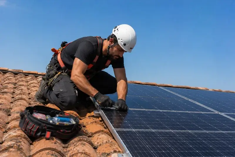 Maintenance et monitoring de panneaux solaires à Beauvais-sur-Matha